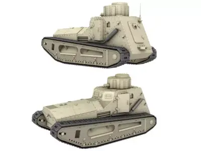 LK II Light Tank 3D model
