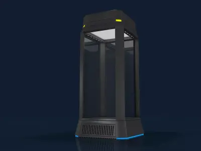 Sci Fi Container  3D model