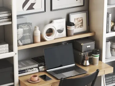 Office workplace 88 3D model