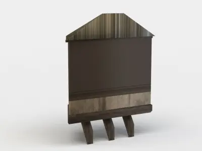 House oriel Low-poly 3D model