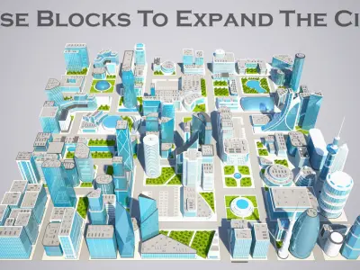 Mega City 2 3D model