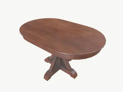 Dining table Low-poly 3D model get