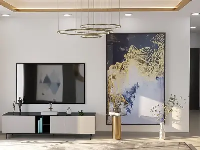 Living Room 3D model 84