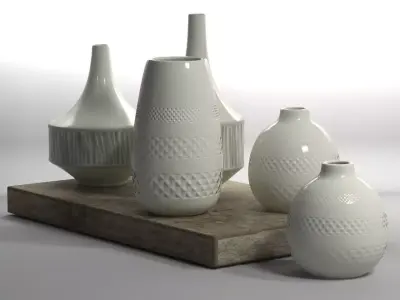 Ceramic Set 01 3D model