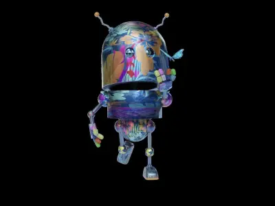 Naturabot Robot 3D model 3D model