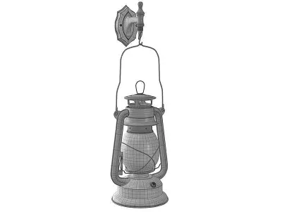 Oldlamp BLENDER 3D Model Cycles 3D model