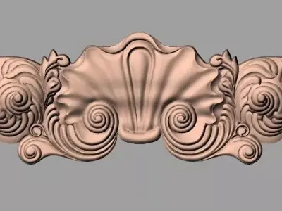 Woodworking CNC Router 3D Relief STL models used for artcam E433 3D model