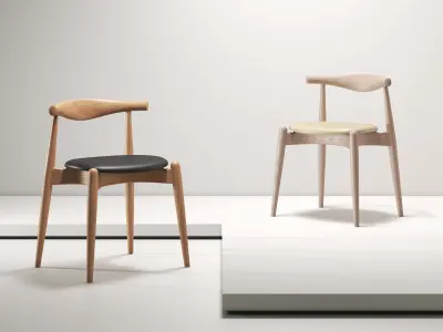 CH20 Elbow Chair 3D model