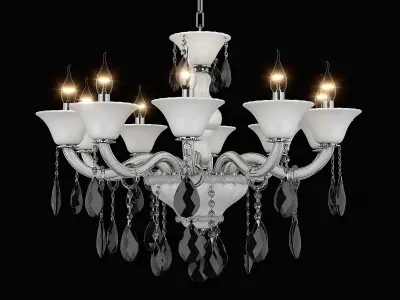 881100 Bianca Osgona Chandelier 3D model
