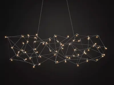 Quasar Universe Cosmos 125 Chandelier  3D model