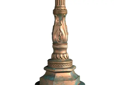 Eastern street lamp lantern Outdoor  3D model