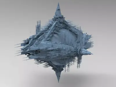 Prison colony globe 1 3D model