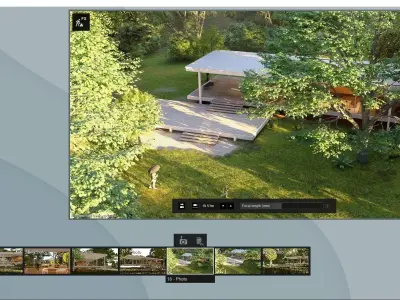 SCENE LUMION 11 5  AND ABOVE box house BY YOGA4ARCH 3D model
