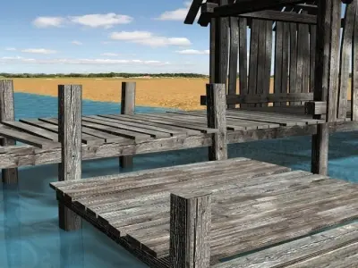 Dock 02 3D model