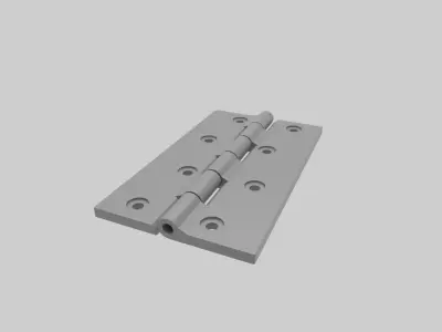 Plastic Hinges Set 3D print model