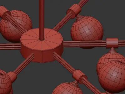 TRILOGY STARBURST 3D model