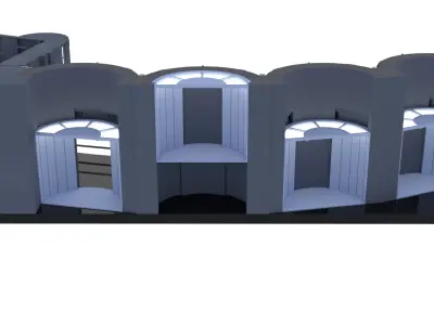 Set 2c - Death Star Elevators 1-18 Scale Kenner Hasbro 3D print model