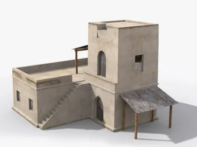 Arab xx16 Low-poly 3D model