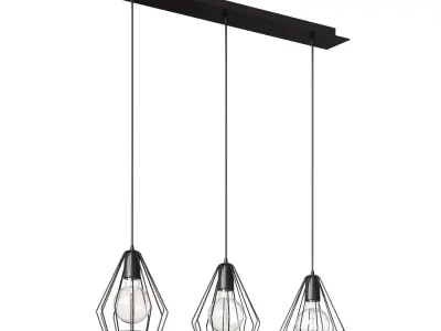Chandelier VITALUCE Fiji trio 3xE27 max 60W 3D model