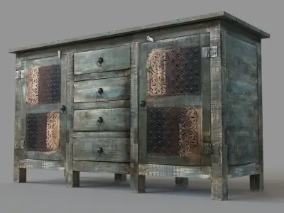 Accent Old Chest 3D model