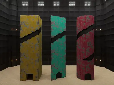 Squid Game season 3 Sky Squid Game scene 3D model