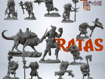 BEAST RIDERS 3D print model