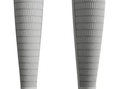 Hilliard Tusk Sconce 3D model