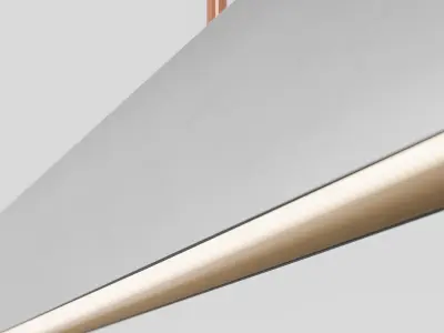 Pendant Light for Office Low-poly 3D model