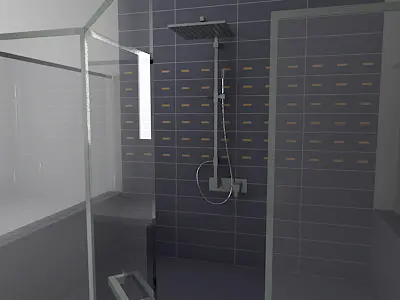 Ponsi Italia Bathroom Shower 3D model