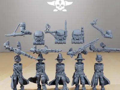 Scavenger Bounty Hunters 3D print model