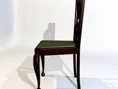 3D Model Dining Chair set 3D model