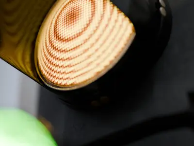 Traffic light with PBR mtl 3D model