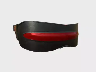 SciFi Glasses I09 Metal Red - Character Design Fashion Low-poly 3D model