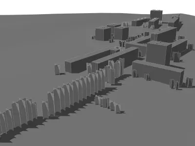 Immeubles - L le Lacroix 3D model