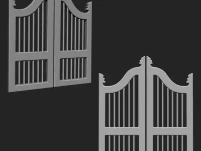 Doors Collection IMM Brush Pack 10 in One 3D model