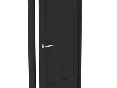 Door with handle Free 3D model purchase