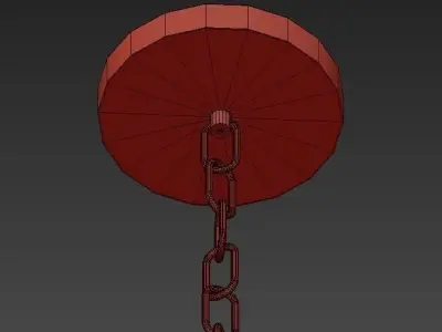 Chandelier Bistroquette 3D model