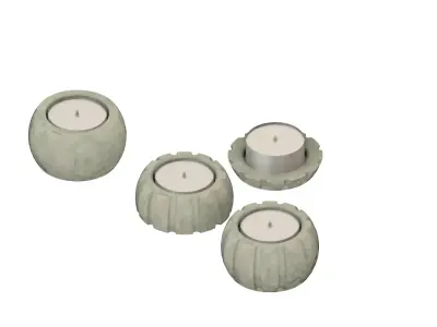 Tea Light Bowls 3D Printable 3D print model 3D print model