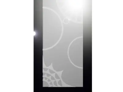 Door Screen Security Sun Moon 3D model