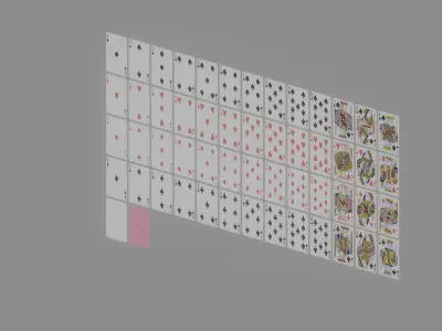 Deck Of Cards 3D model