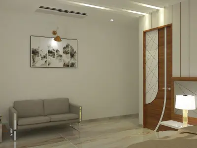 BEDROOM modern design in chennai Free 3D model