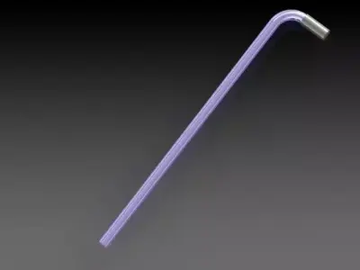 Tron-Casters cane Free 3D model