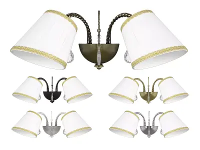 682 796 62x Esedra Lightstar Sconce 3D model