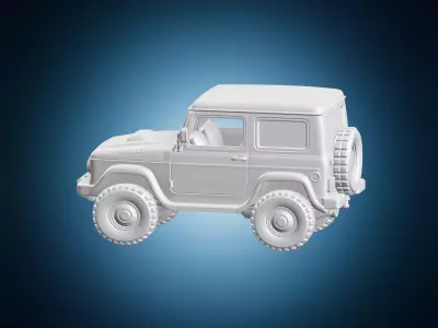 Compact Off-Road Suv Vehicle Model 3D print model
