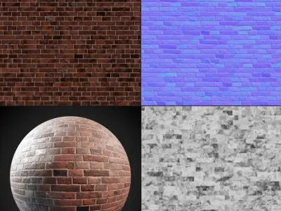 BRICK PBR Texture 03 Texture