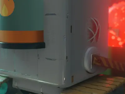 Corona Space Traktor 3D model