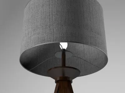 Lampshade tripod floor lamp Free 3D model