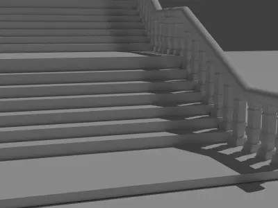 Ladder 3D model 3