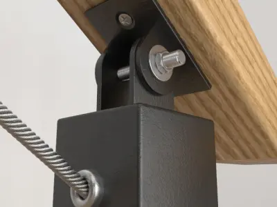 Modern stairs 3D model