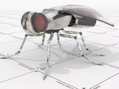 Robot Fly 3D model